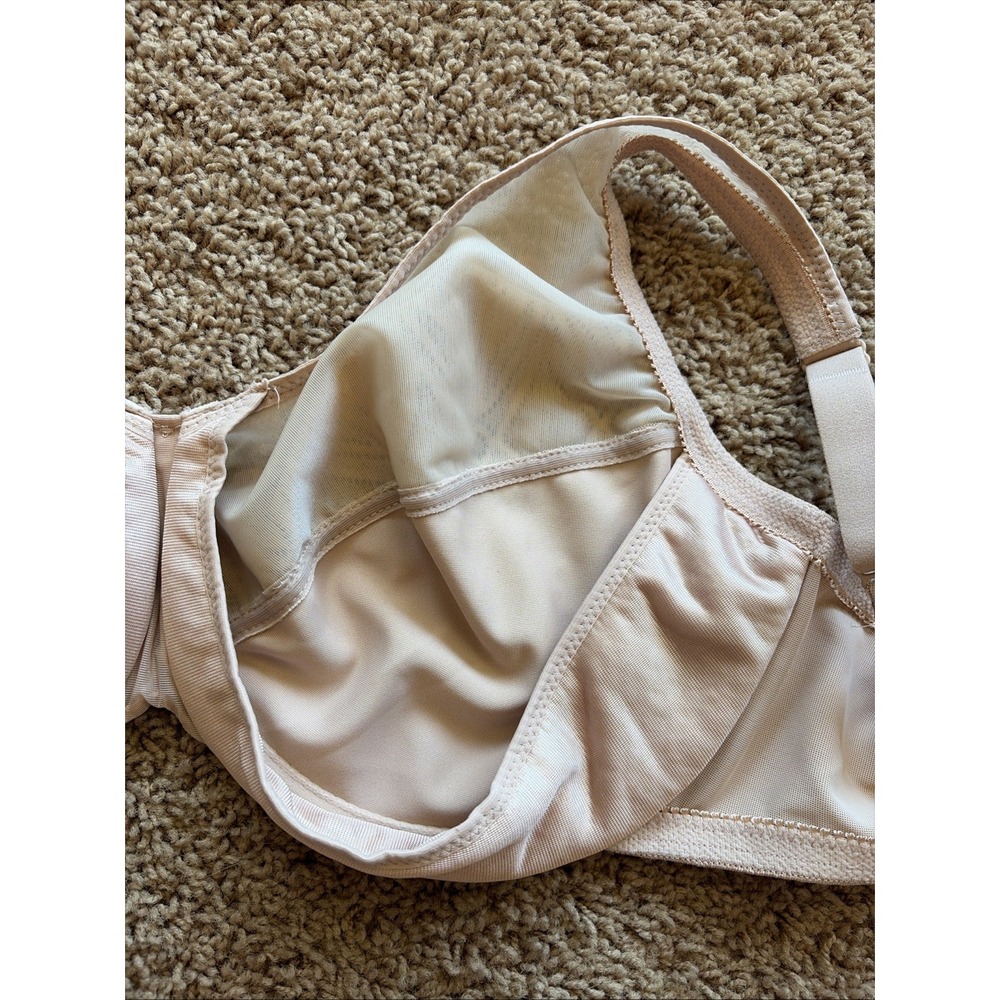 Glamorise Cafe Beige Nude WonderWire Minimizer Bra #9003 36G NEW NWOT Flawed - Picture 12 of 15